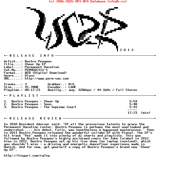 Bostro_Pesopeo-Cheer_Up_Ep-(PERMVAC111-1)-WEB-2013