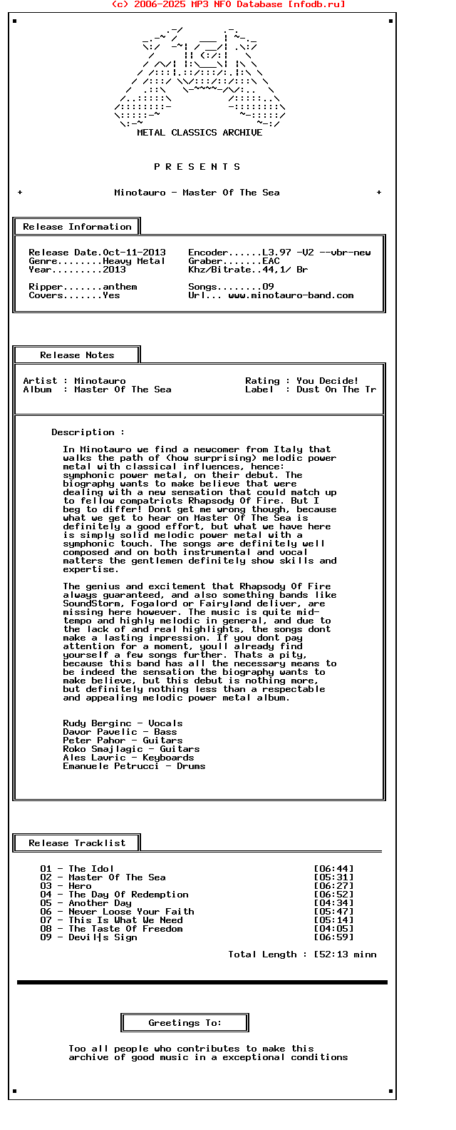 Minotauro_-_Master_Of_The_Sea-Digipak-2013-Mca_Int