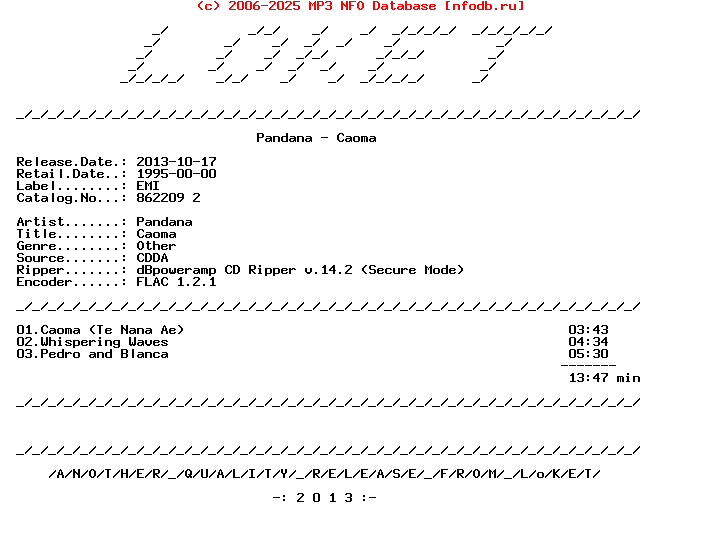 Pandana-Caoma-CDM-FLAC-1995