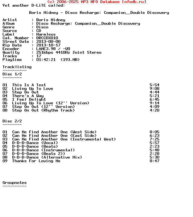 Boris_Midney-Disco_Recharge_Companion_Double_Discovery-2CD-2013