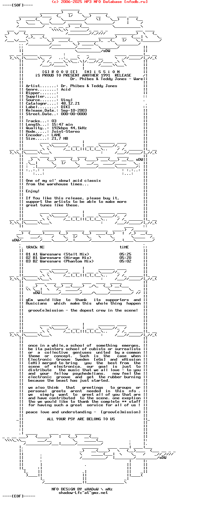 Dr._Phibes_And_Teddy_Jones_-_Waresnare_(DIKI_48.12.21)-1991-gEm