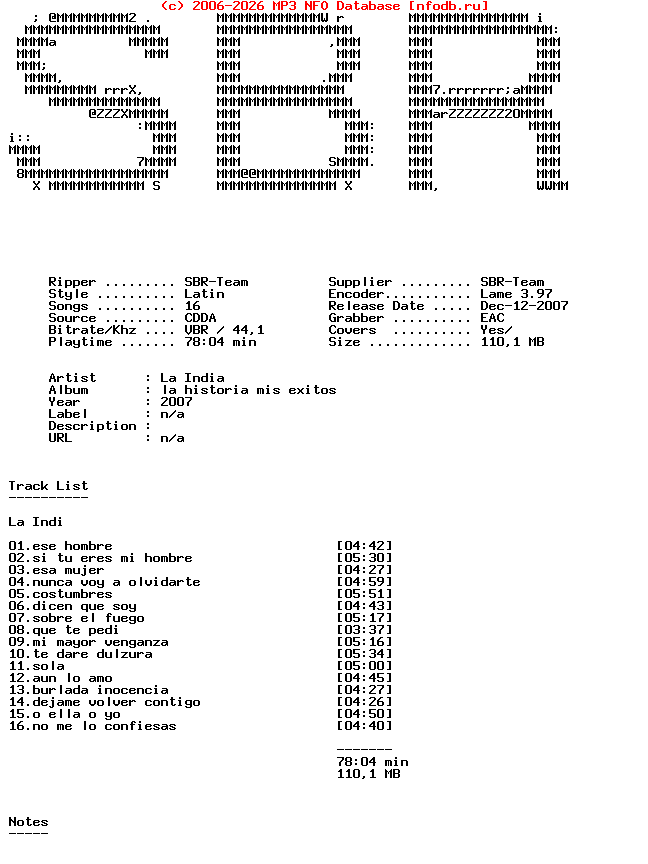 La_India-La_Historia_Mis_Exitos-SP-2007-SBR