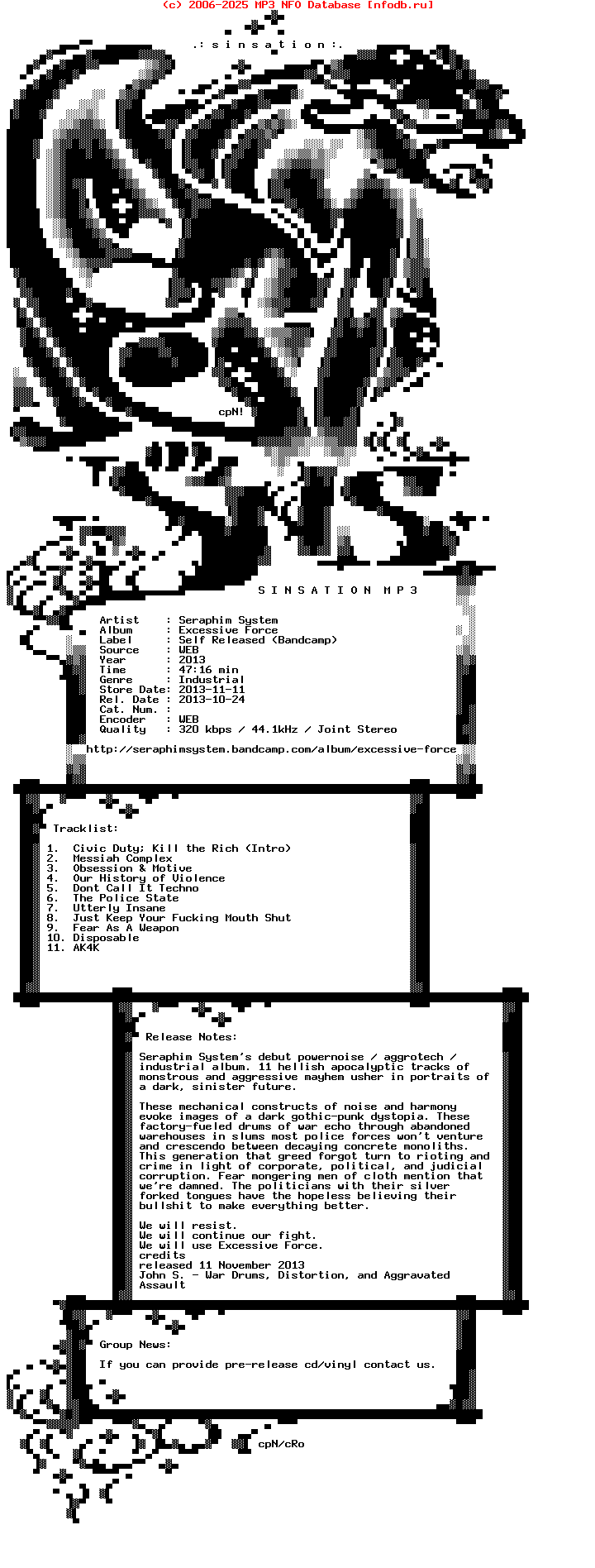 Seraphim_System-Excessive_Force-WEB-2013-SnS
