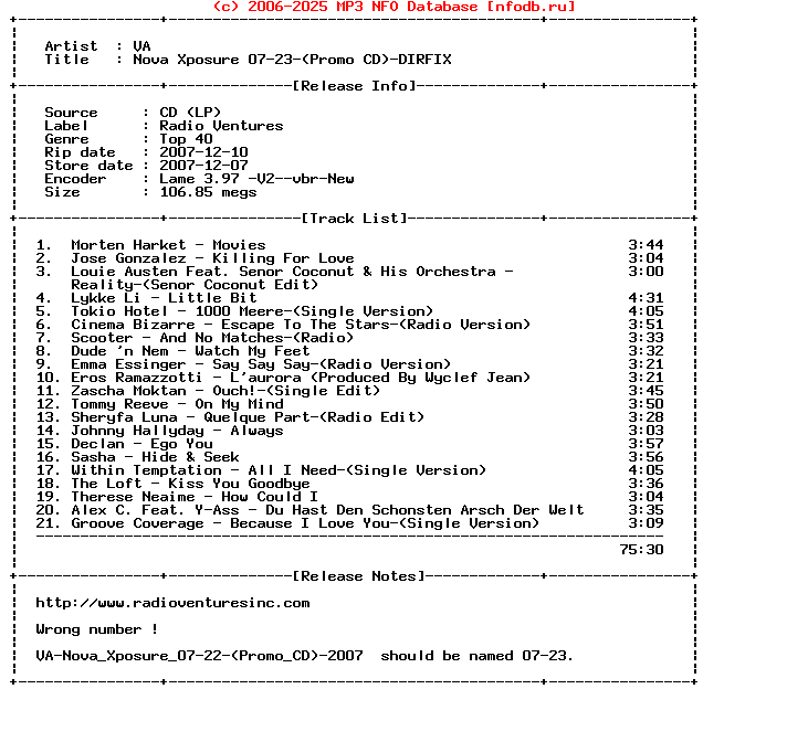 VA-Nova_Xposure_07-23-(PROMO_CD)-Dirfix-2007