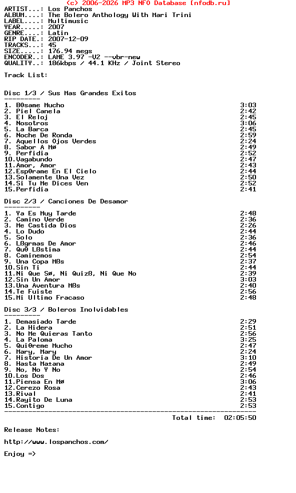 Los_Panchos-The_Bolero_Anthology_With_Mari_Trini-3CD-SP-2007