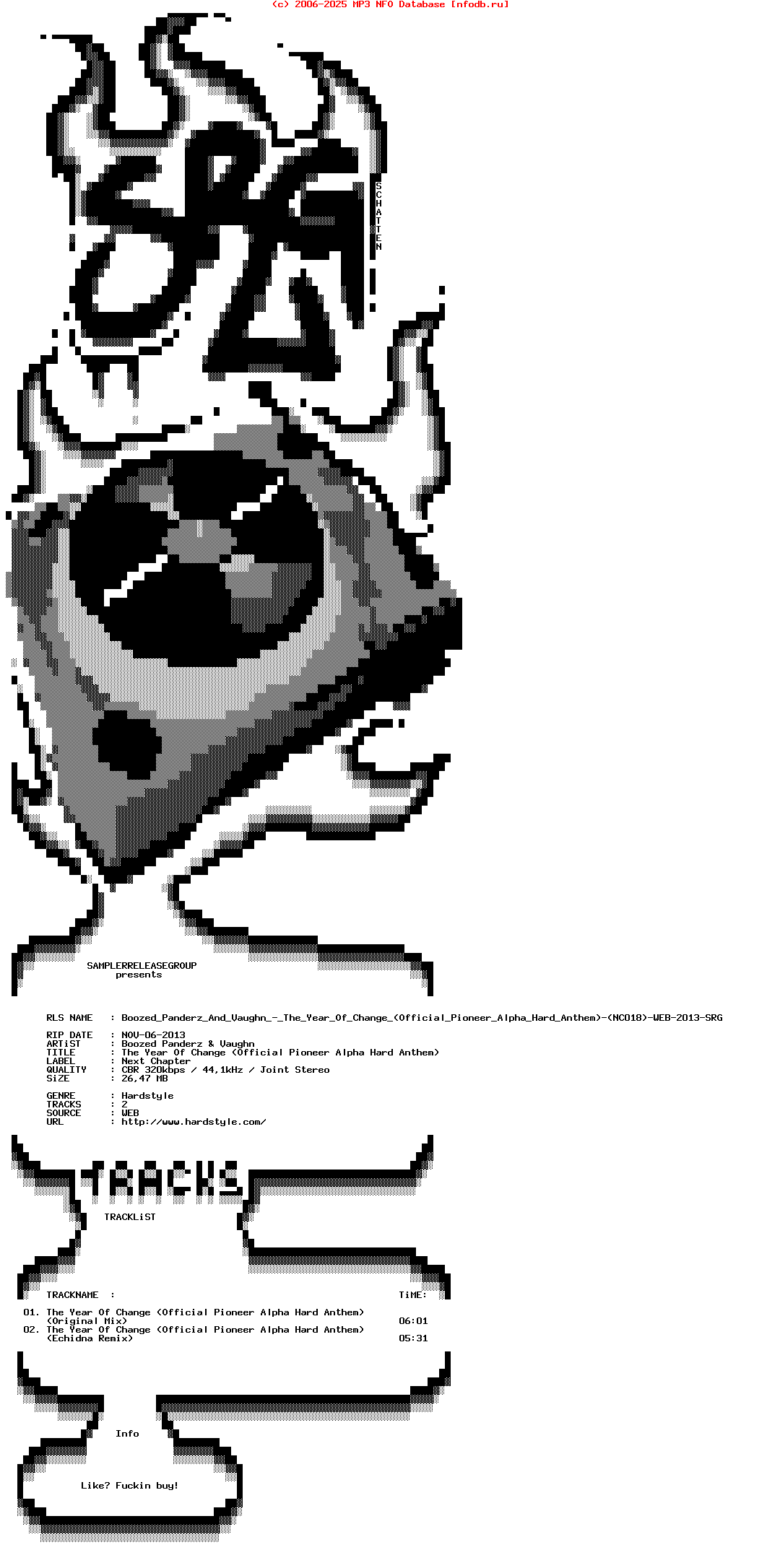 Boozed_Panderz_And_Vaughn_-_The_Year_Of_Change_(OFFICIAL_PIONEER_ALPHA_HARD_ANTHEM)-(NC018)-WEB-2013-SRG