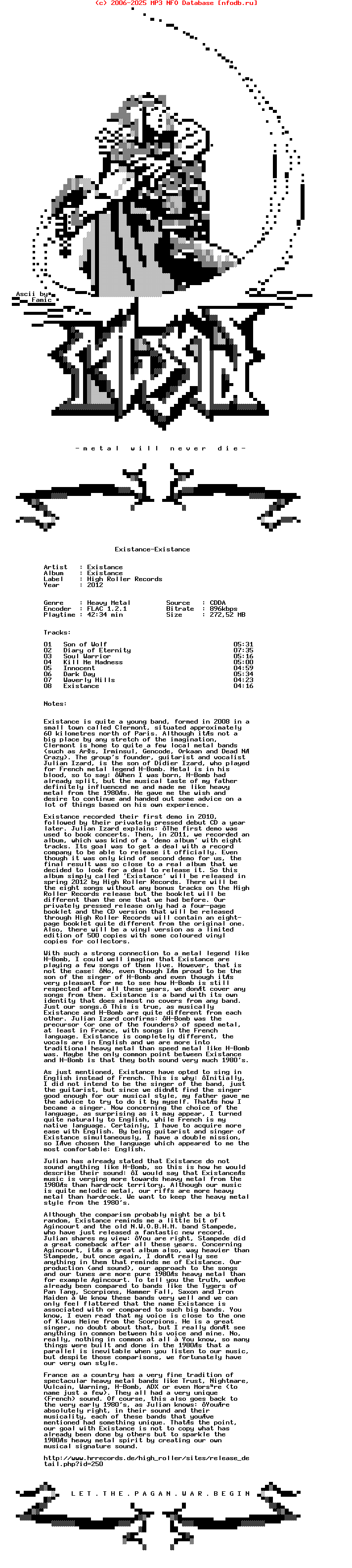 Existance-Existance-CD-FLAC-2012-Mwnd