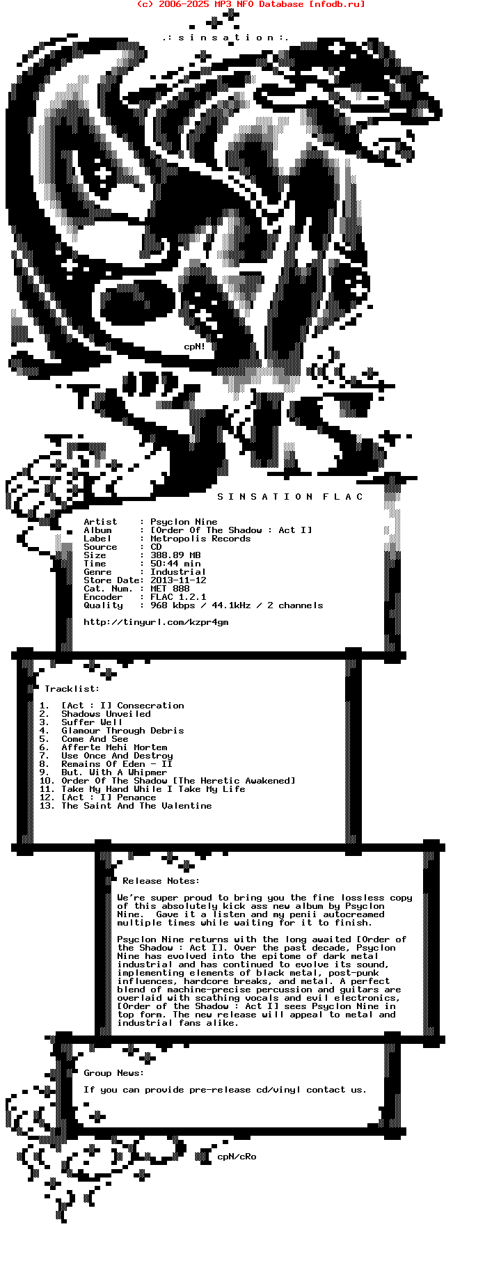 Psyclon_Nine-Order_Of_The_Shadow_Act_I-CD-FLAC-2013