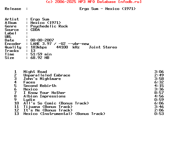 Ergo_Sum-Mexico_(1971)-Remastered_And_Expanded_Cd-2007