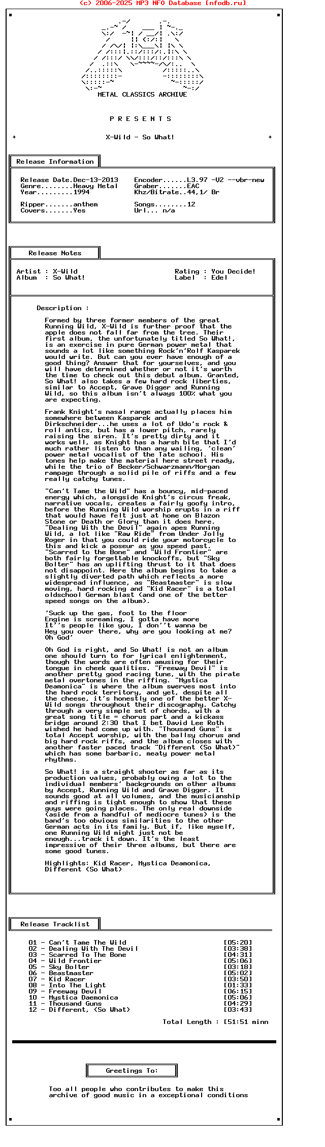 X-Wild_-_So_What-1994-Mca_Int