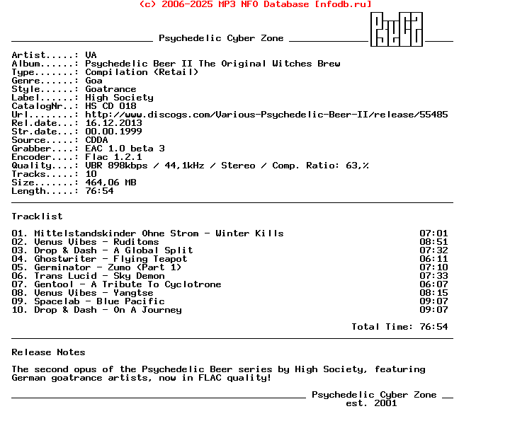 VA_-_Psychedelic_Beer_Ii_The_Original_Witches_Brew-CD-FLAC-1999-PsyCZ