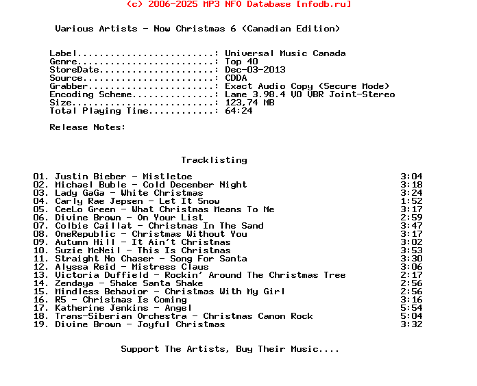 VA-Now_Christmas_6-(CANADIAN_EDITION)-2013