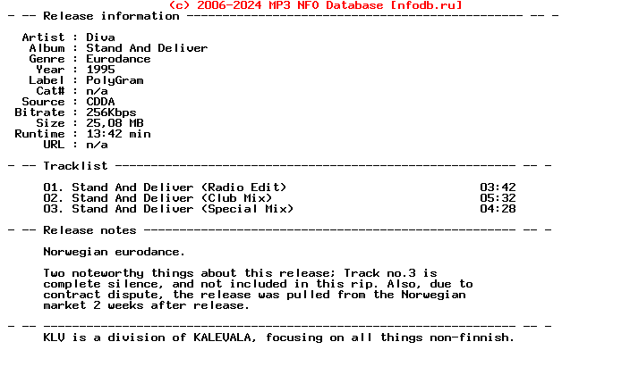 Diva-Stand_And_Deliver-CDM-1995-Klv