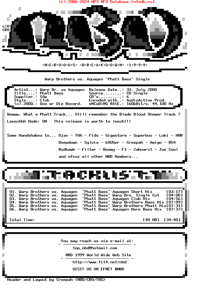 Warp_Brothers_Vs_Aquagen_-_Phatt_Bass-CDM-2000-NBD