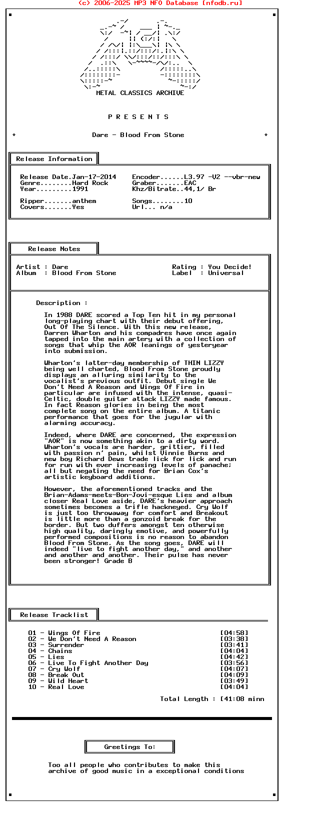 Dare_-_Blood_From_Stone-1991-Mca_Int