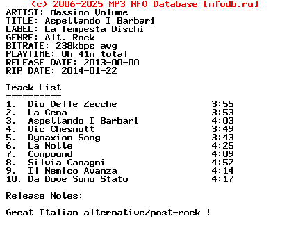 Massimo_Volume-Aspettando_I_Barbari-IT-2013