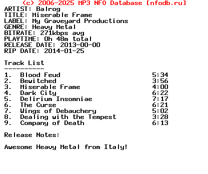 Balrog-Miserable_Frame-2013