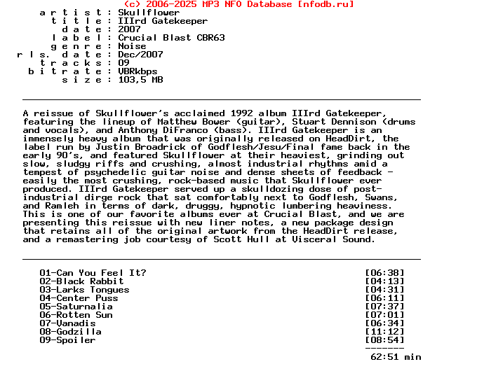 Skullflower--Iiird_Gatekeeper-.Crucial_Blast.-Reissue-2007