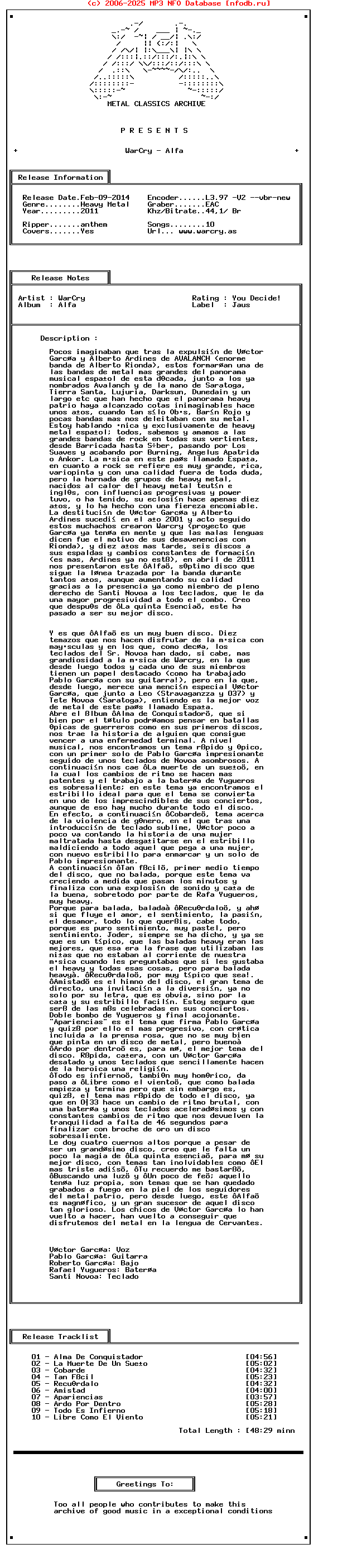 Warcry_-_Alfa-Digipak-ES-2011-Mca_Int