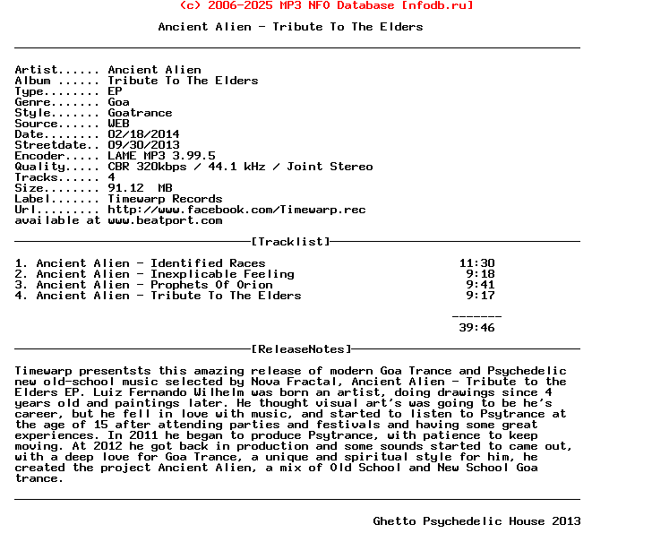 Ancient_Alien_-_Tribute_To_The_Elders-EP-(TIMEWARP012)-WEB-2013-Gph