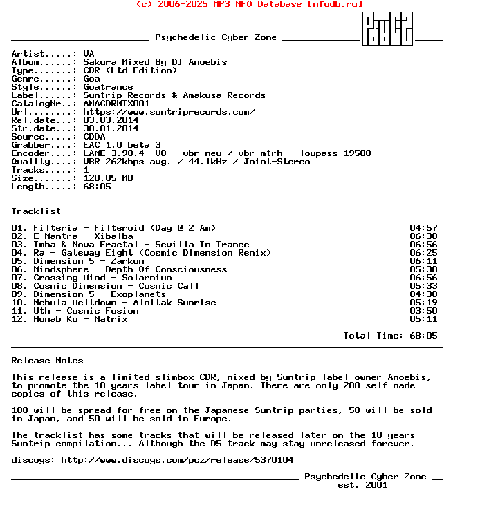 VA_-_Sakura_Mixed_By_Dj_Anoebis-Ltd_Edition-CDR-2014-PsyCZ