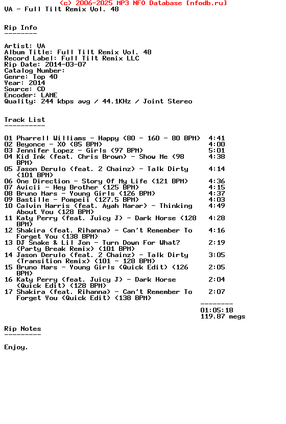 VA-Full_Tilt_Remix_Vol._48-2014