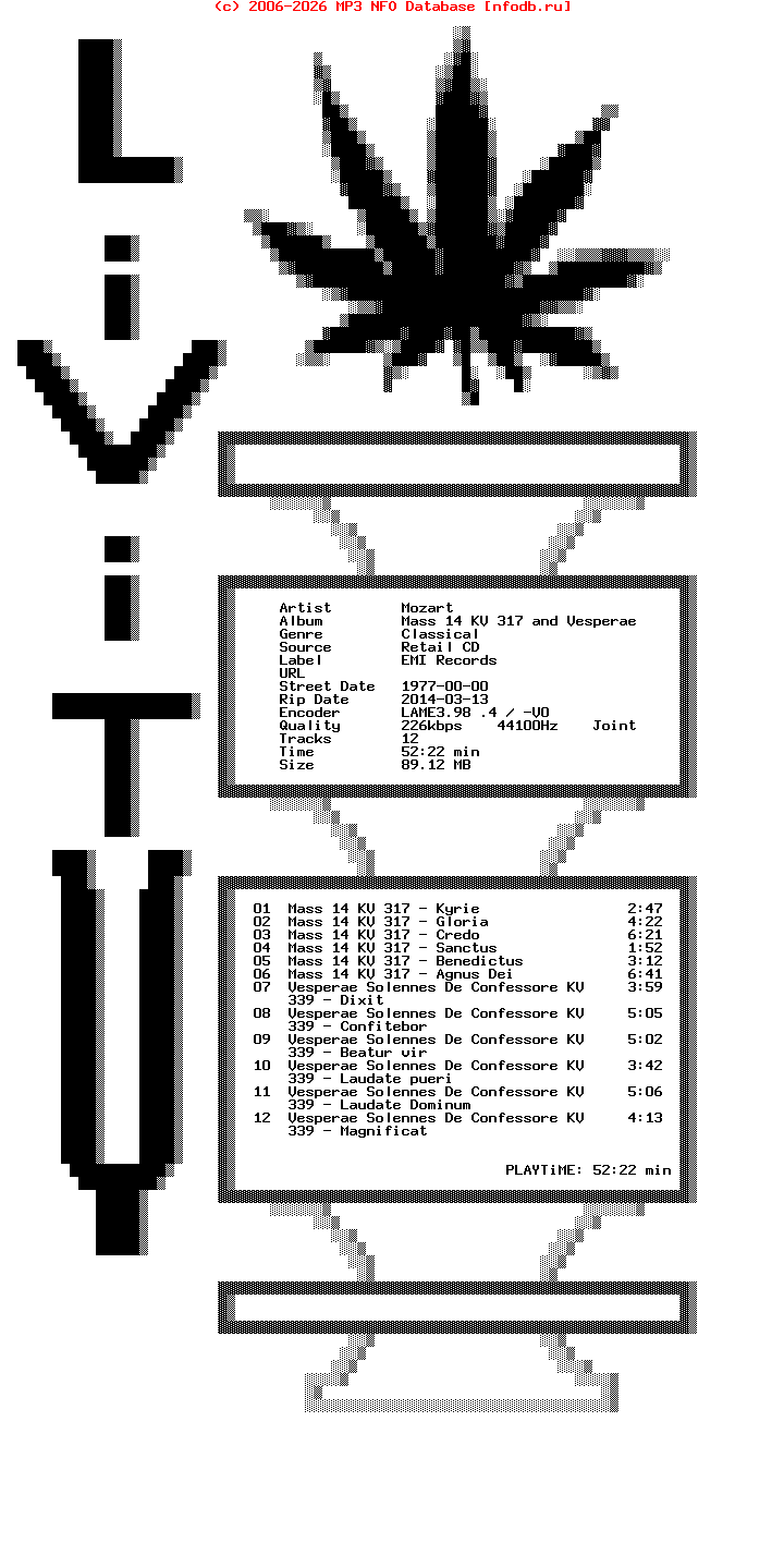 Mozart-Mass_14_Kv_317_And_Vesperae_Solennes_De_Confessore_Kv_339-CD-1977-Lvy