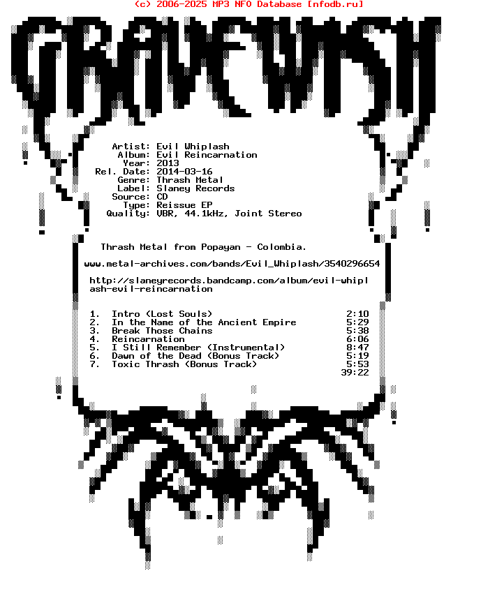 Evil_Whiplash-Evil_Reincarnation-Reissue_Ep-2013