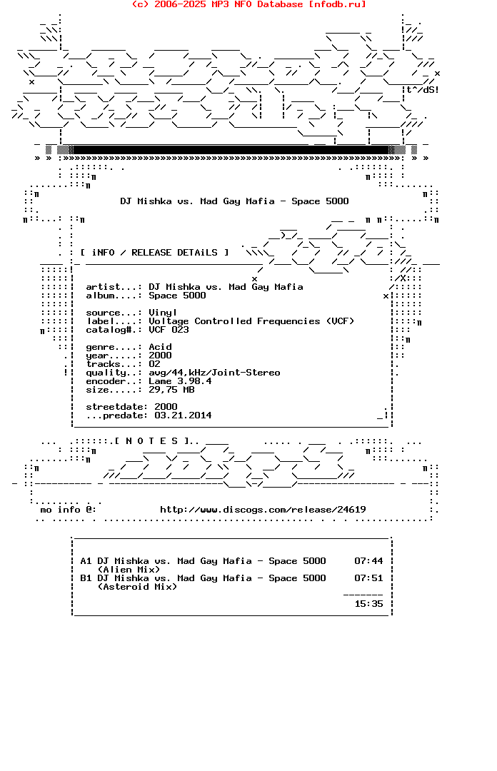 Dj_Mishka_Vs._Mad_Gay_Mafia_-_Space_5000-(VCF_023)-Vinyl-2000-Hta
