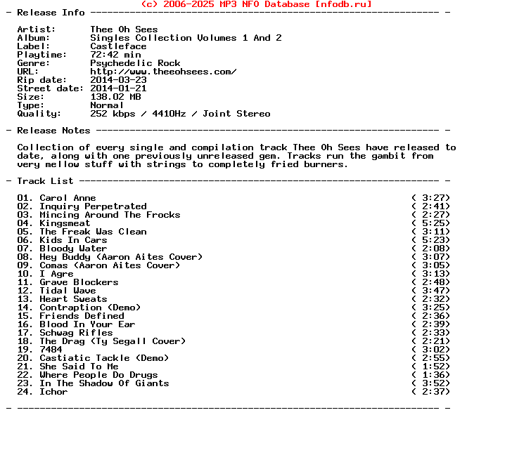 Thee_Oh_Sees-Singles_Collection_Volumes_1_And_2-2014