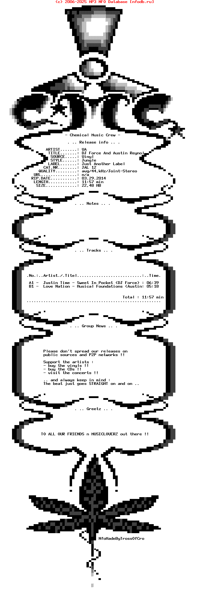 VA--Dj_Force_And_Austin_Reynolds_Remixes_(JAL_12)-Vinyl-1995-CMC_INT