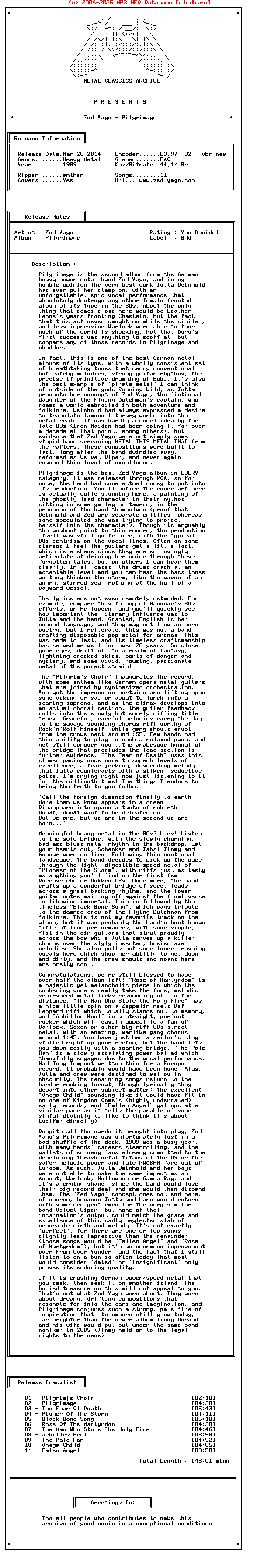 Zed_Yago_-_Pilgrimage-1989-Mca_Int
