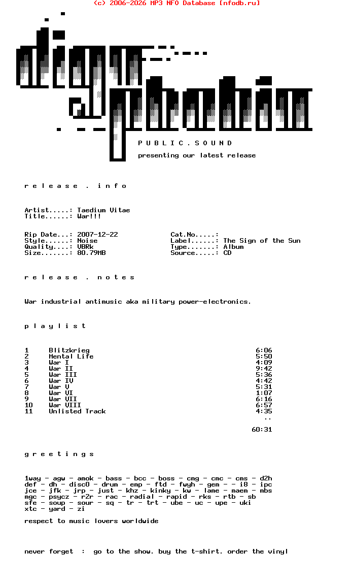 Taedium_Vitae-War-2007-DPS