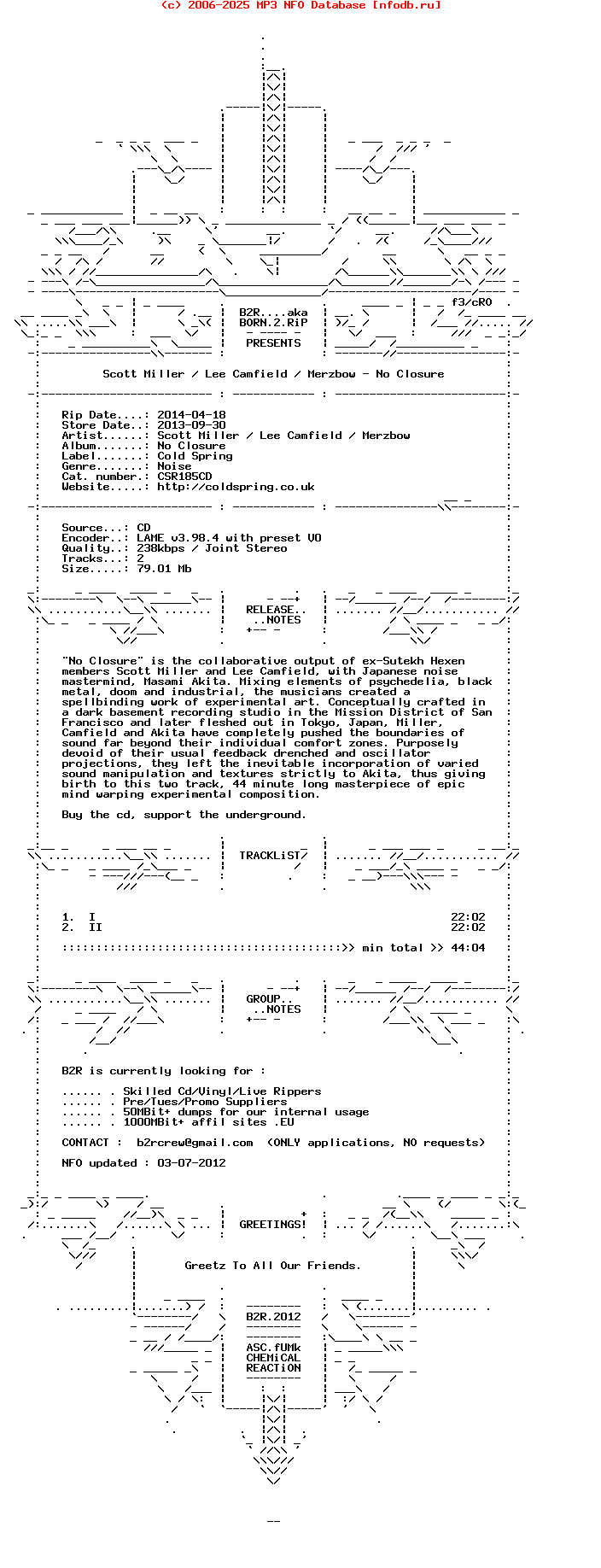 Scott_Miller_-_Lee_Camfield_-_Merzbow-No_Closure-2013