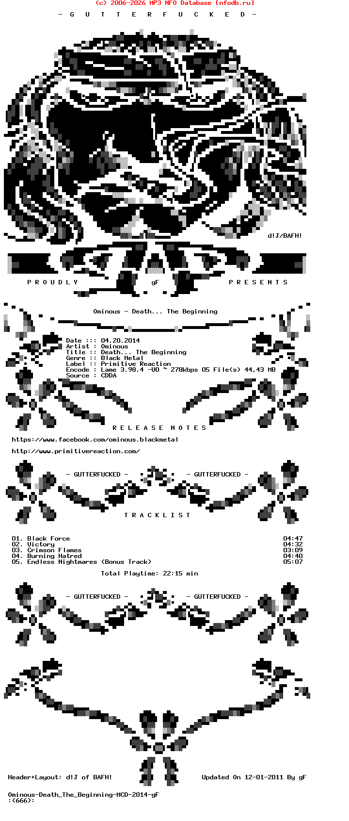 Ominous-Death_The_Beginning-Mcd-2014