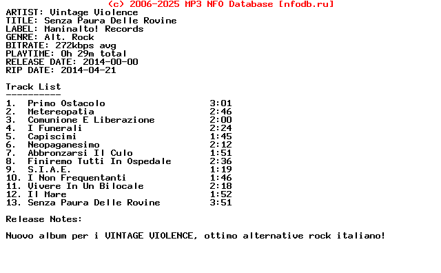 Vintage_Violence-Senza_Paura_Delle_Rovine-IT-2014