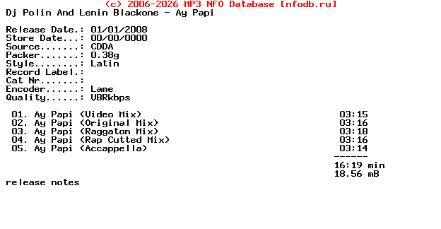 Dj_Polin_And_Lenin_Blackone-Ay_Papi-Promo_CDS-2007