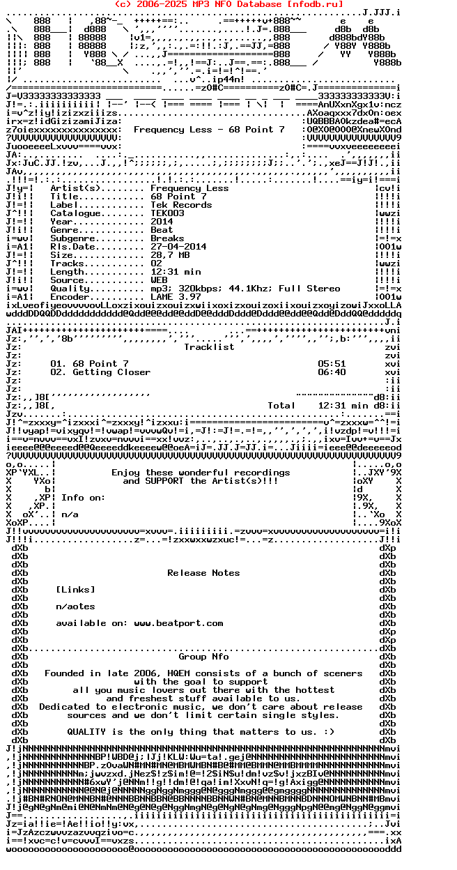 Frequency_Less_-_68_Point_7-EP-(TEK003)-WEB-2014-HQEM