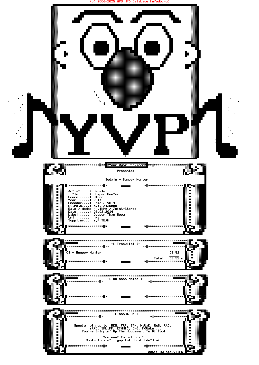 Sedale-Bumper_Hunter-(PROMO_CDS)-2014-Yvp