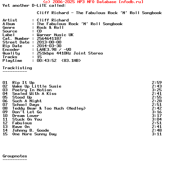 Cliff_Richard-The_Fabulous_Rock_N_Roll_Songbook-CD-2013