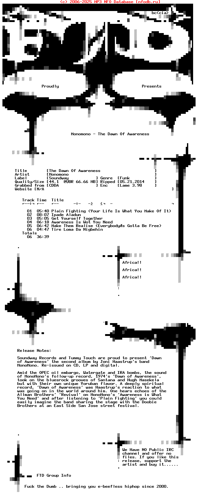 Monomono-The_Dawn_Of_Awareness-2011-FTD