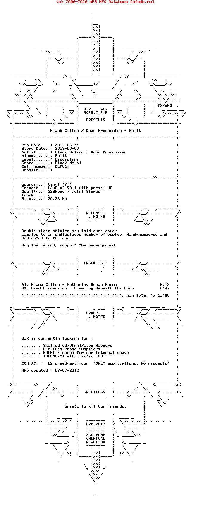 Black_Cilice_-_Dead_Procession-Split-7Inch-Vinyl-2013