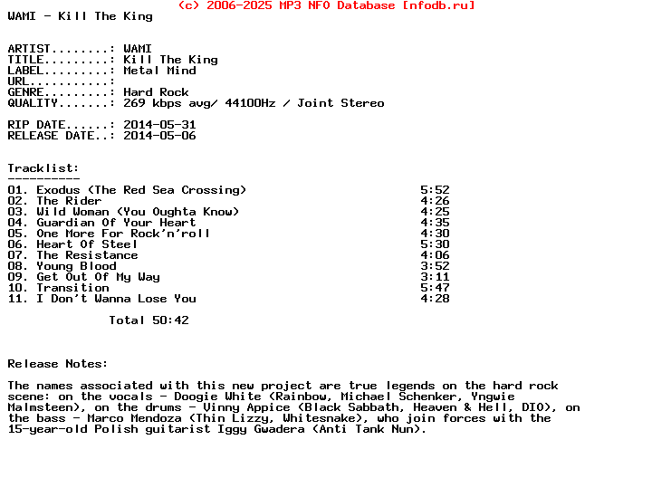 Wami-Kill_The_King-2014