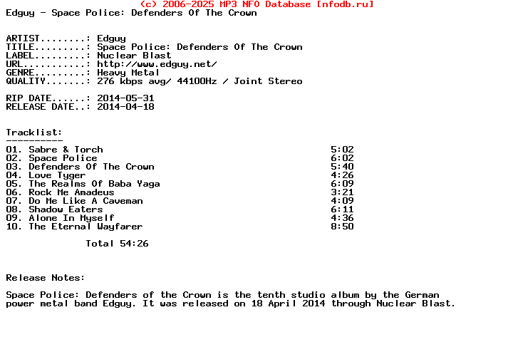Edguy-Space_Police_Defenders_Of_The_Crown-2014