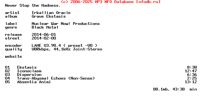 Irkallian_Oracle-Grave_Ekstasis-2014