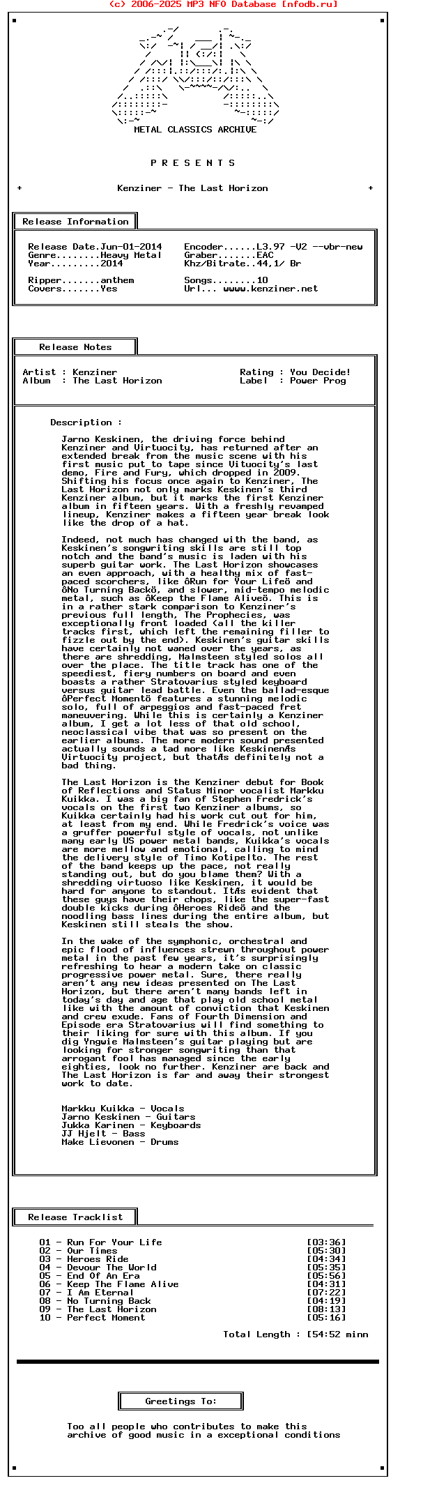 Kenziner_-_The_Last_Horizon-2014-Mca_Int