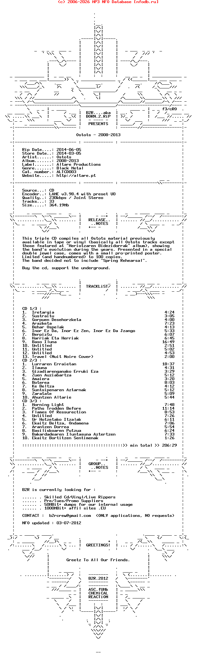 Ostots-2008-2013-3CD-2014