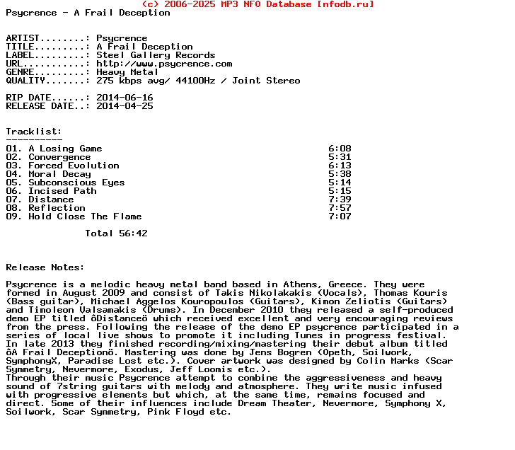 Psycrence-A_Frail_Deception-2014