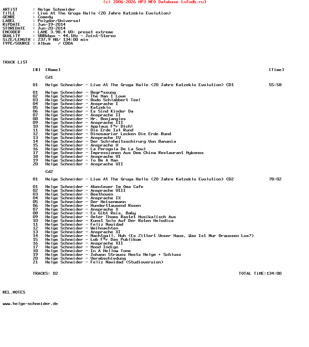 Helge_Schneider-Live_At_The_Gruga_Halle_(20_JAHRE_KATZEKLO_EVOLUTION)-2CD-DE-2014