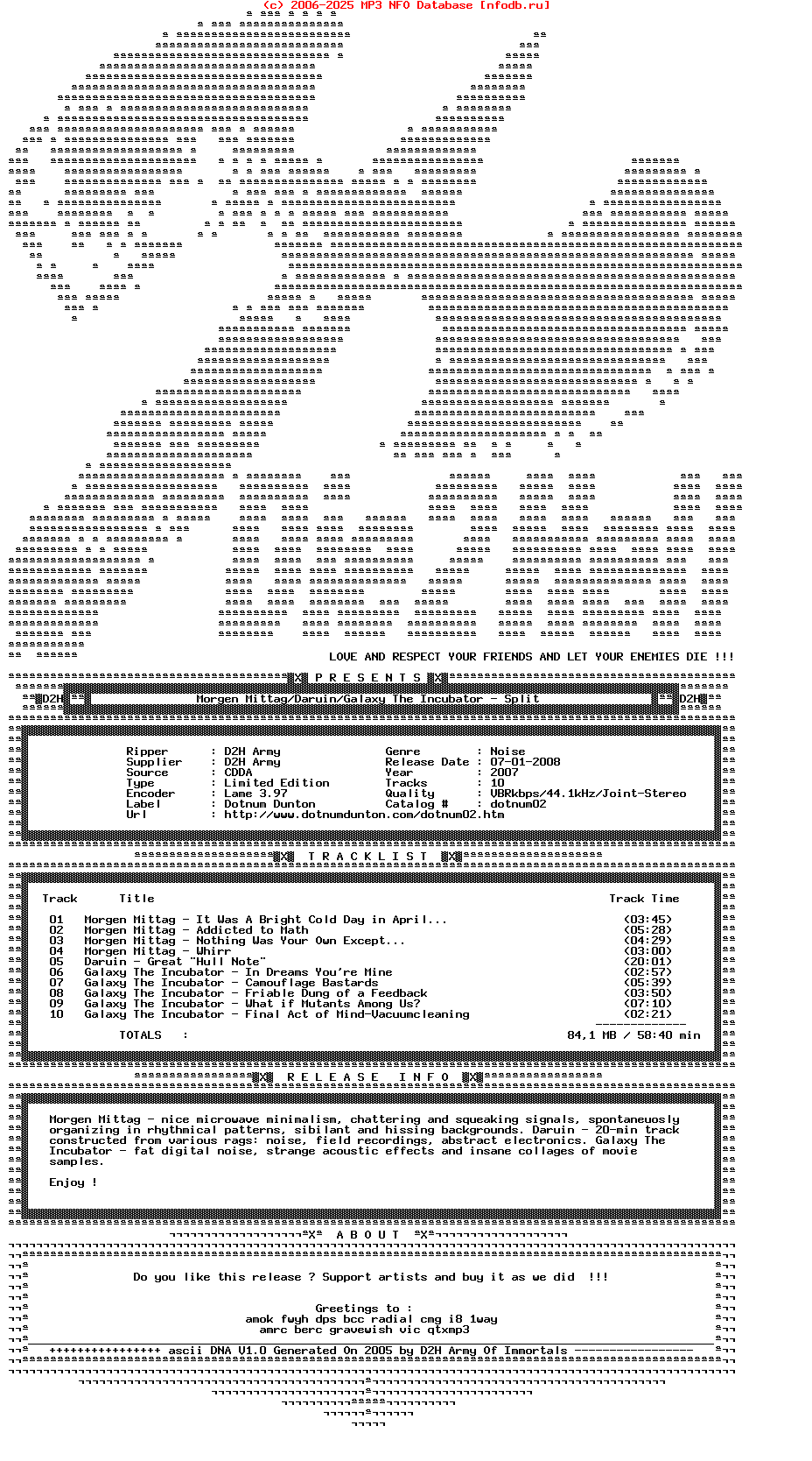 Morgen_Mittag-Daruin-Galaxy_The_Incubator-Split-Limited_Edition-CDR-2007
